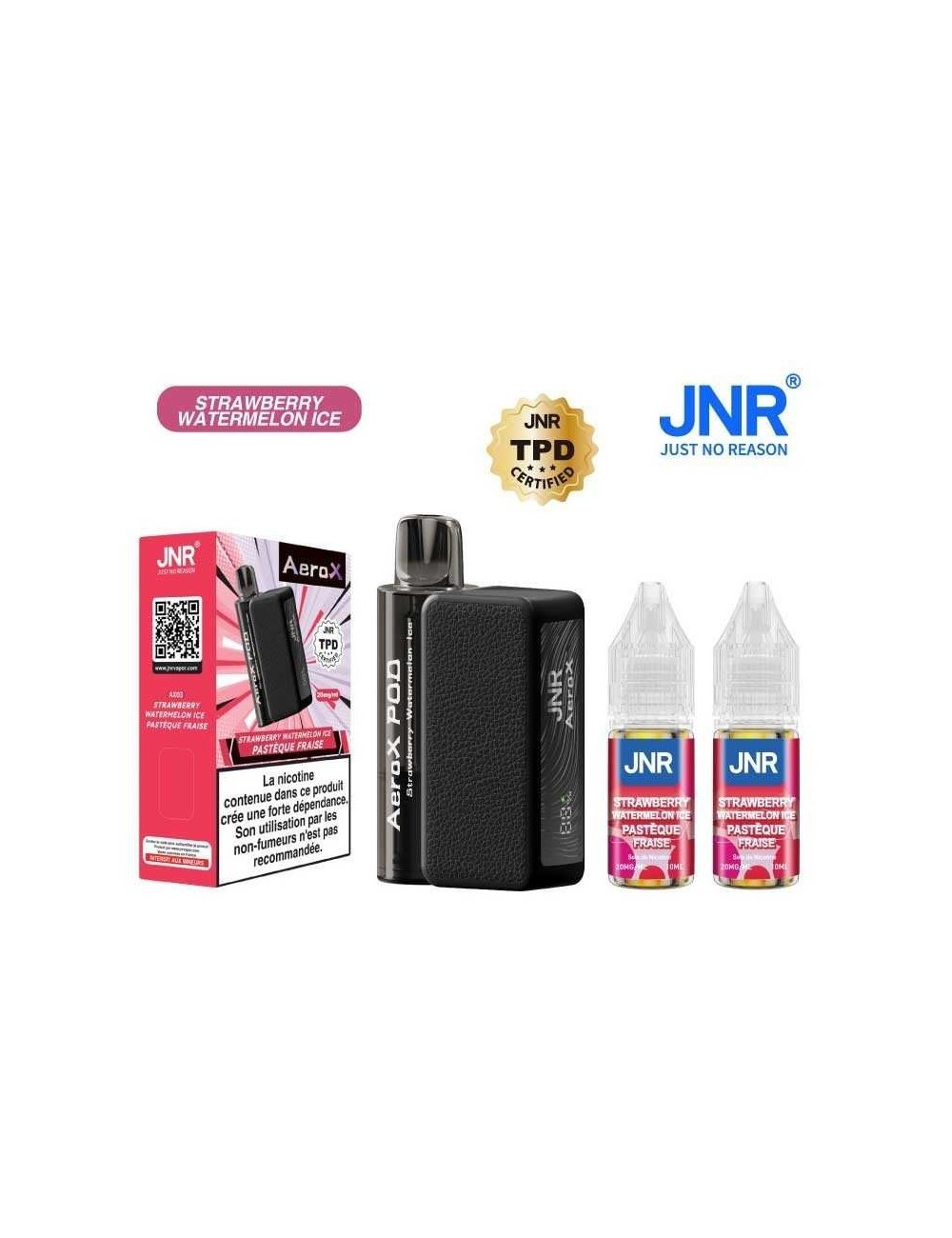 Puff AeroX 32K JNR Strawberry Watermelon Ice - 2% nicotine