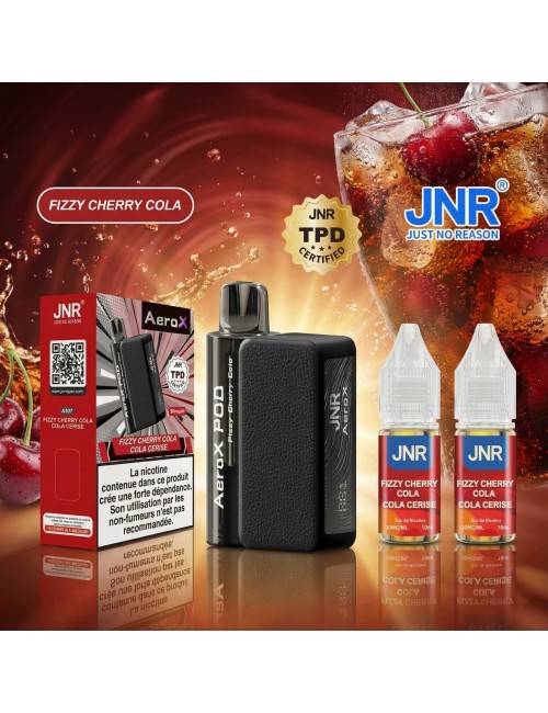 Puff AeroX 32K JNR Fizzy Cherry Cola - 2% nicotine
