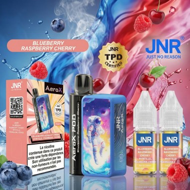 Puff AeroX 32K JNR Blueberry Raspberry Cherry - 2% nicotine