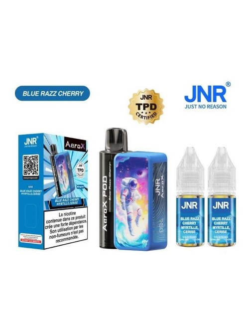 Puff AeroX 32K JNR Blue Razz Cherry - 2% Nicotine