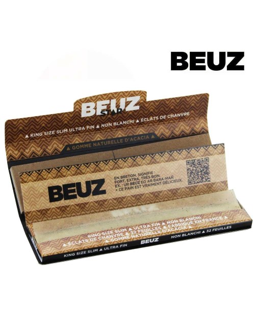 Feuilles à rouler Beuz Star Slim Non Blanchies + Filtres