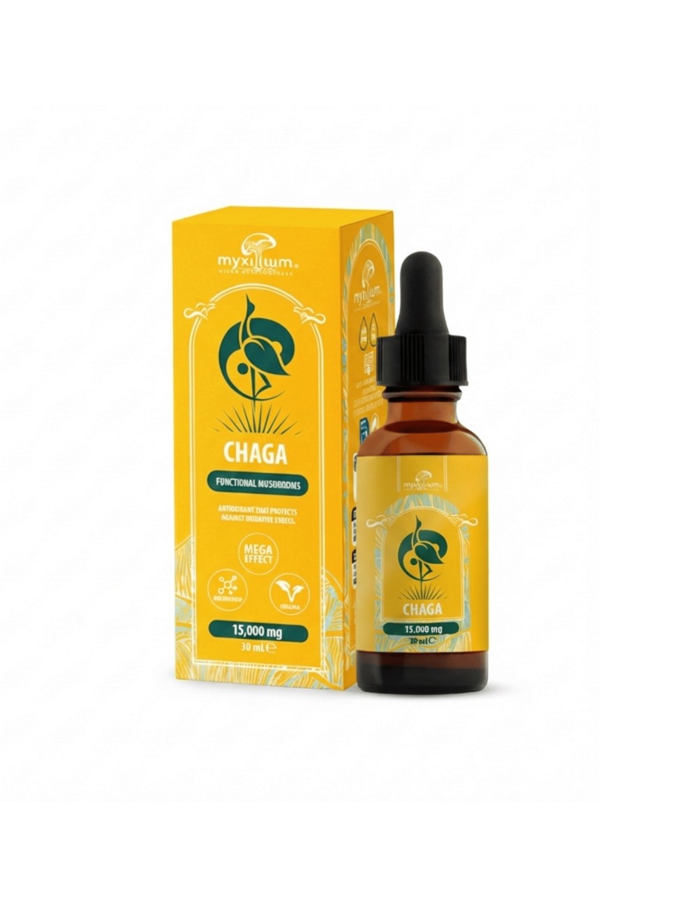 Extrait de Champignon Chaga MYXILLUIM – 30 ml | PLANT OF LIFE