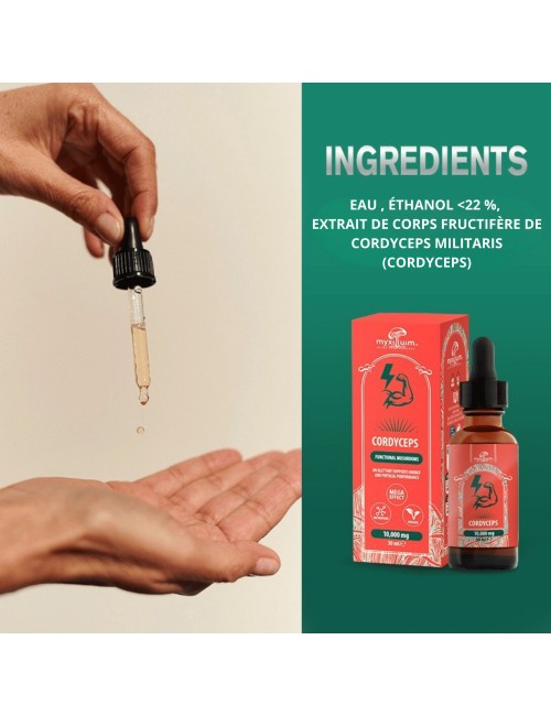 Extrait de Champignon Cordyceps MYXILLUIM – 30 ml | PLANT OF LIFE