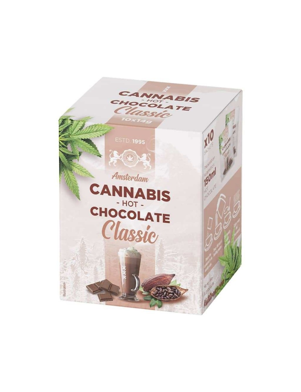 Chocolat chaud au chanvre – 10 sachets | MULTITRANCE