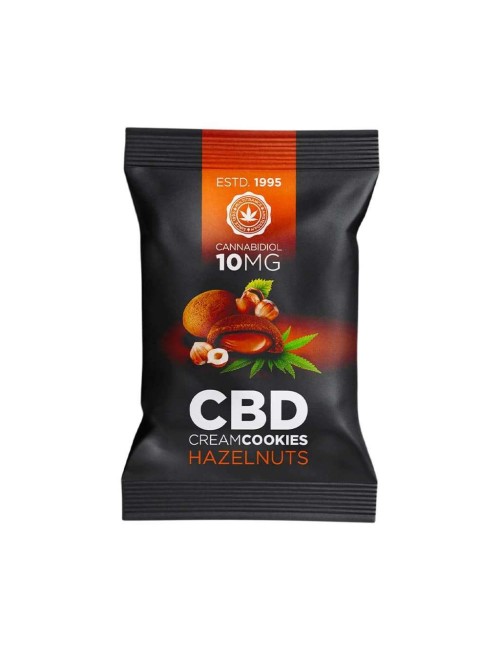 Biscuits Noisettes au CBD 10mg - Boîte de 24 biscuits | MULTITRANCE