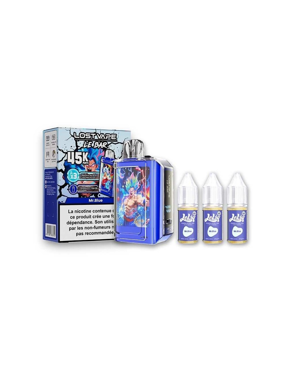 Puff Le Bar 45K Mr Blue 1000mAh 32ml - Lost Vape