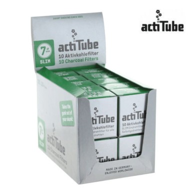 Boîte de 20 paquets Filtre à Charbon Slim 7mm - ActiTube