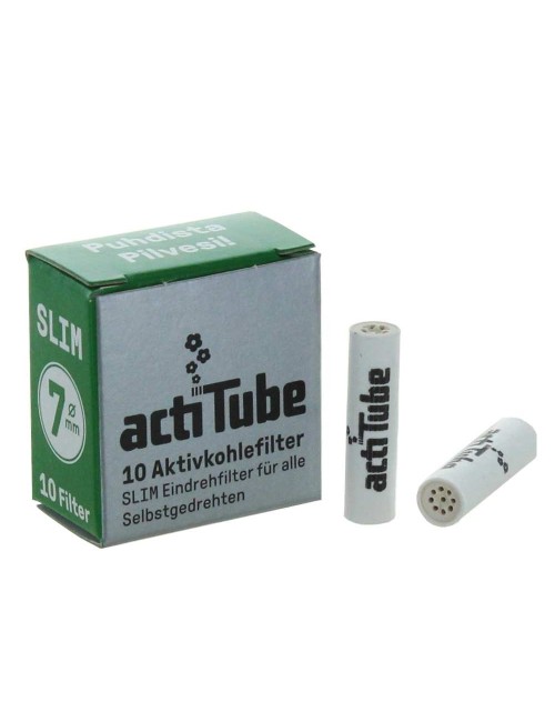 Paquet de 10 Filtre à Charbon Slim 7mm - ActiTube