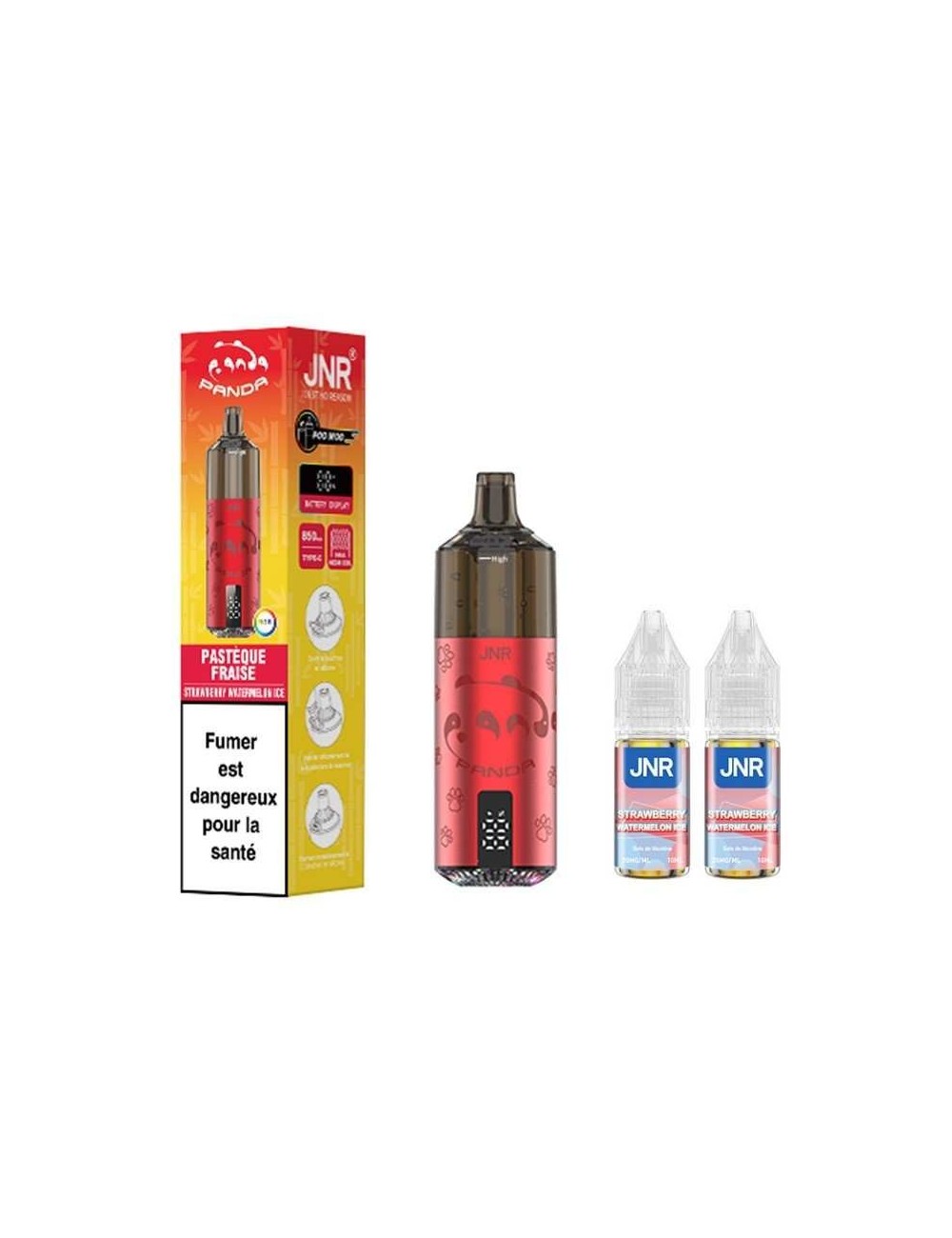 Puff Panda 25500 Strawberry Watermelon Ice 850mAh 22ml - JNR