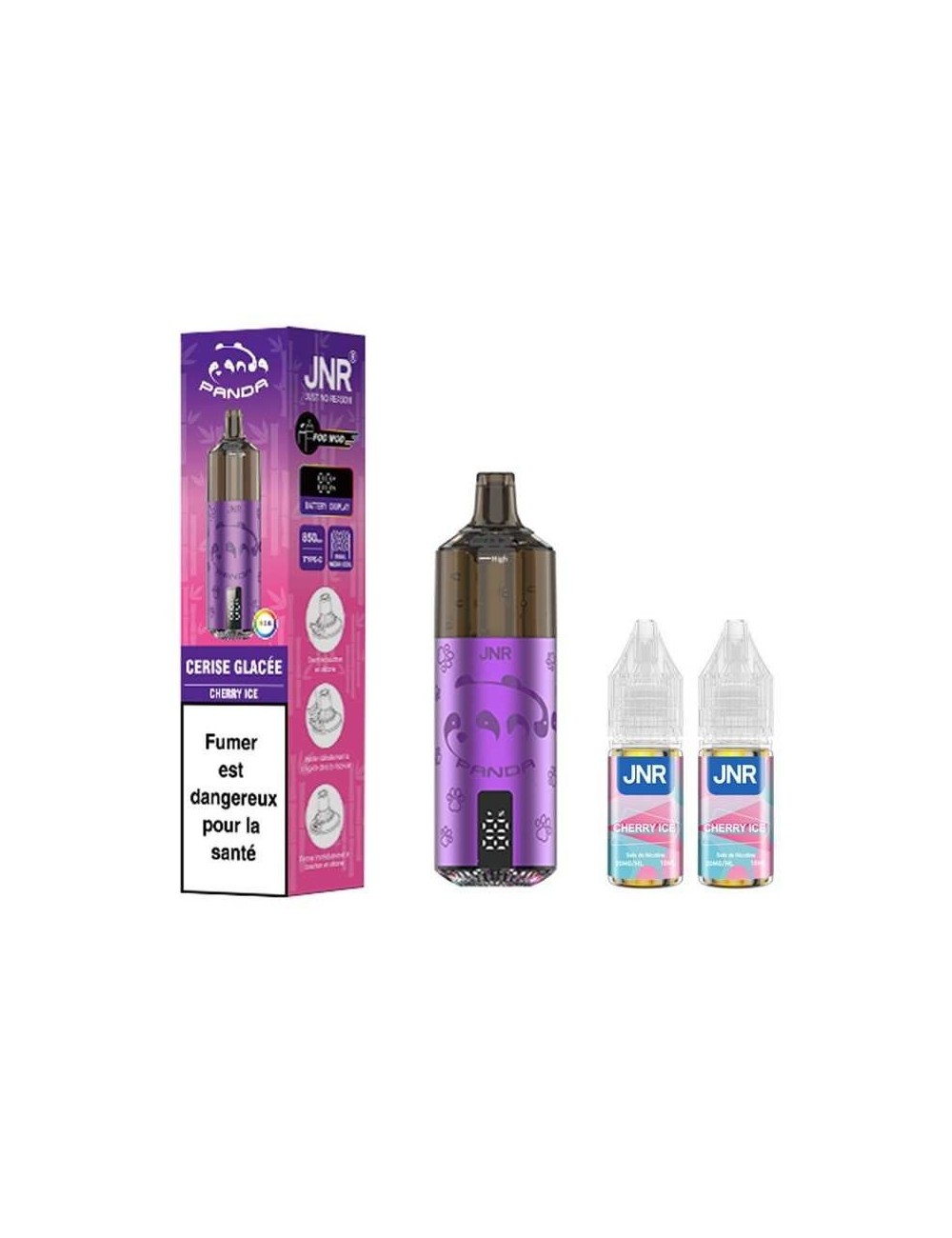 Puff Panda 25500 Cherry Ice 850mAh 22ml - JNR