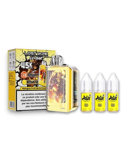 Puff Le Bar 45K Mangue Fruit de la passion 1000mAh 32ml - Lost Vape