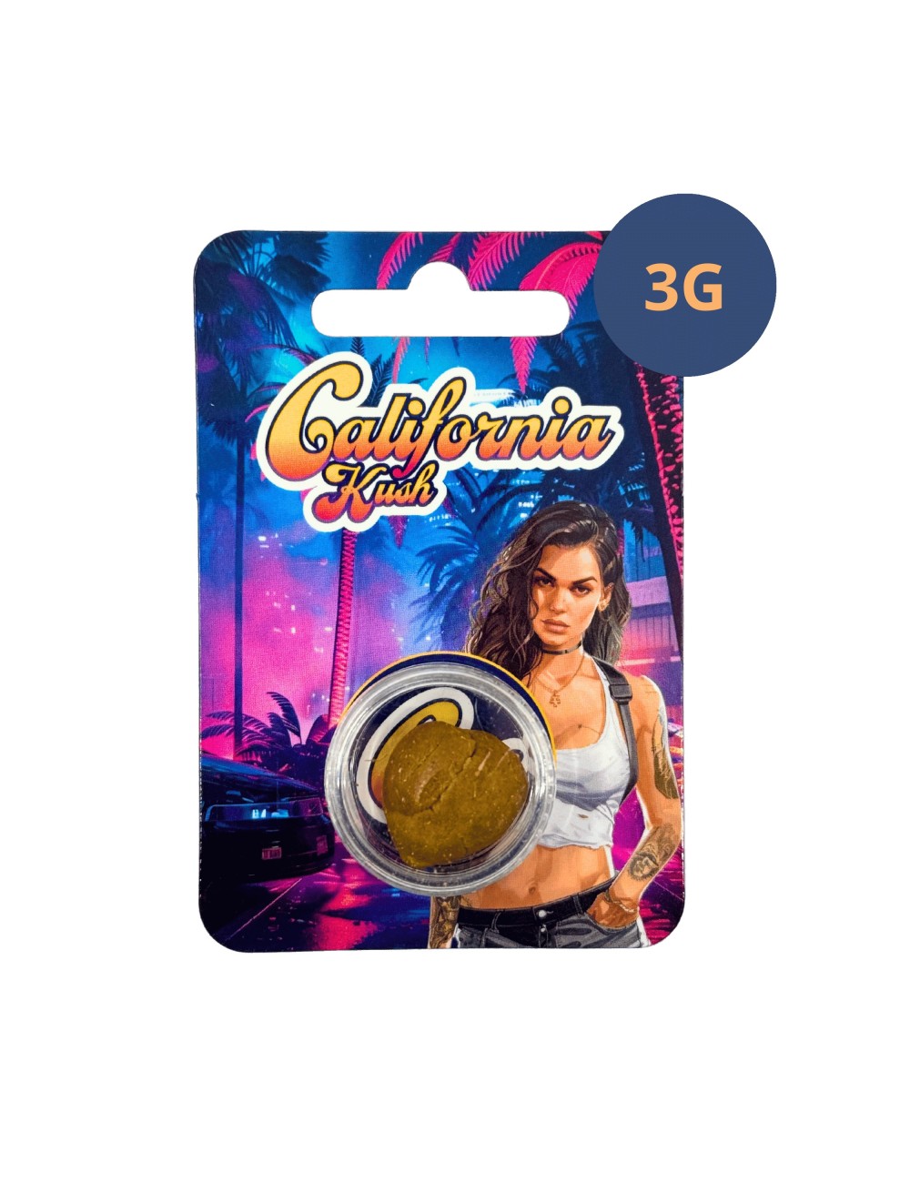 Résine Solide Amber CBD 30% - THC 0% California Kush 3g