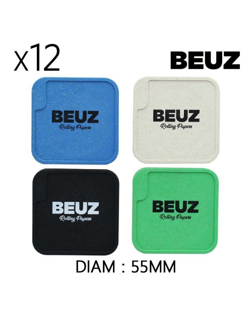 Boîte de 12 Grinders en chanvre 55 mm Kush Beuz Cubex