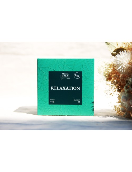 Tisane CBD bio relaxation | MAISON HIMAL