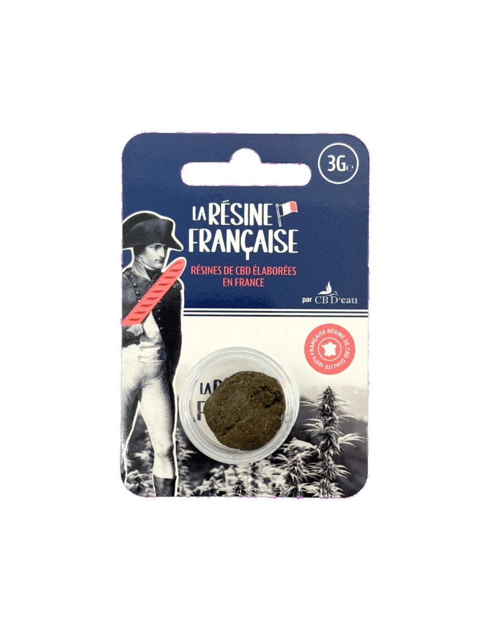 Solide Hash - Résine Française 3g - 34% CBD CBN