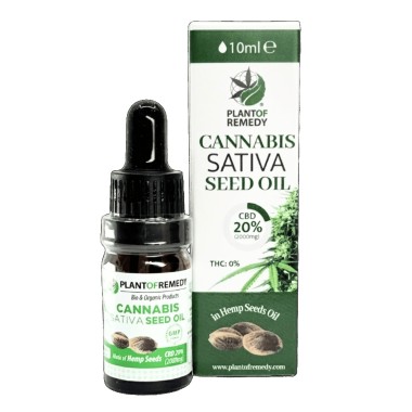 Huile CBD 20% graines de chanvre | PLANT OF REMEDY