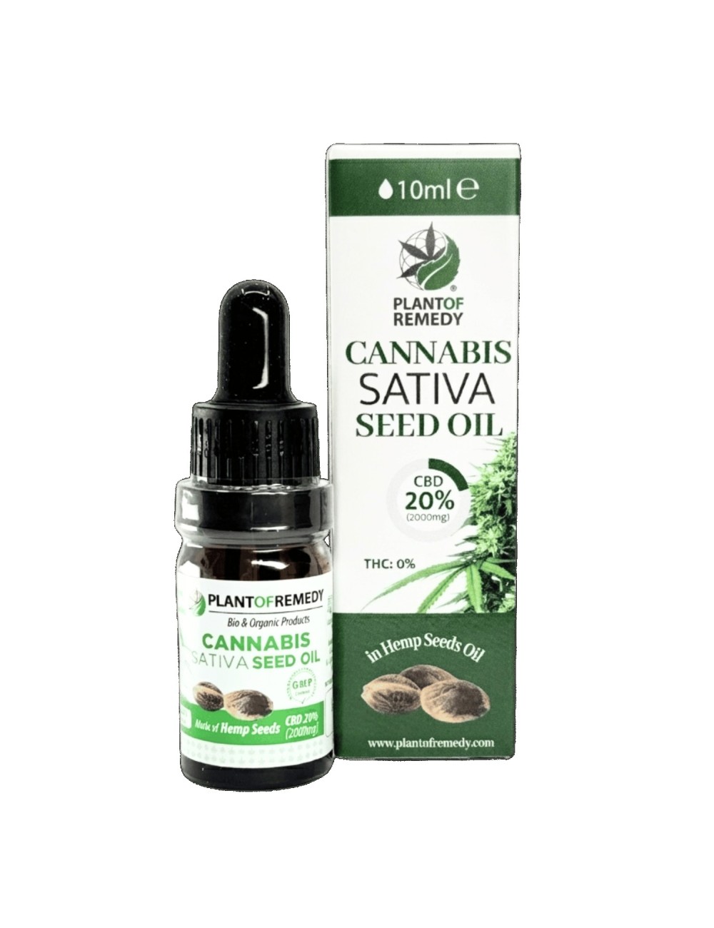 Huile CBD 20% graines de chanvre | PLANT OF REMEDY