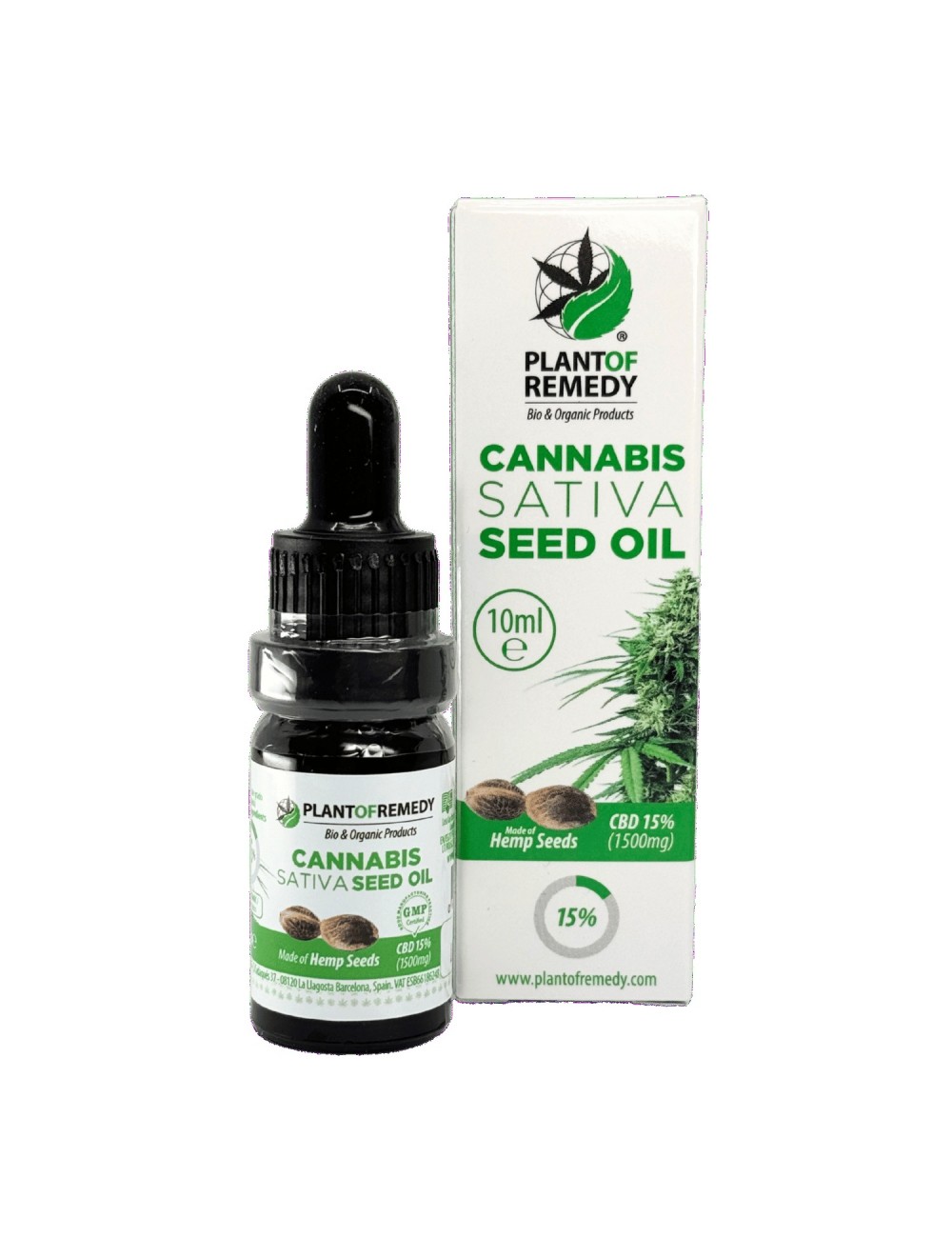 Huile CBD 15% graines de chanvre | PLANT OF REMEDY