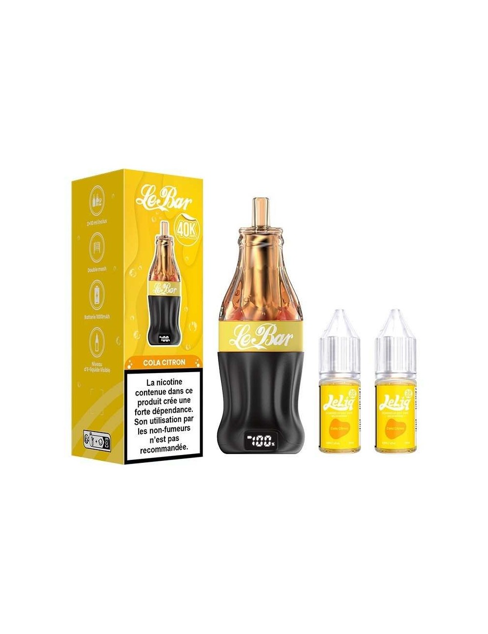 Puff Le Bar 40K 22ml Lemon Cola - Lost Vape