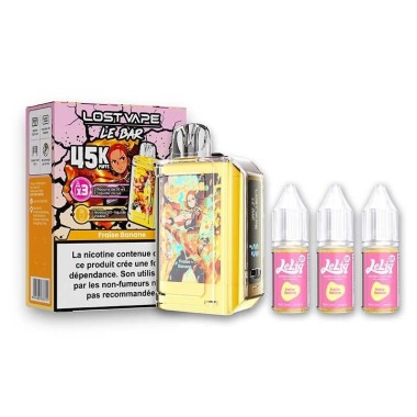 Puff Le Bar 45K Fraise Banane 32ml - Lost Vape