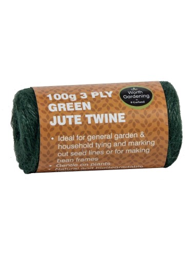 3 Lagen grüne Juteschnur 100g