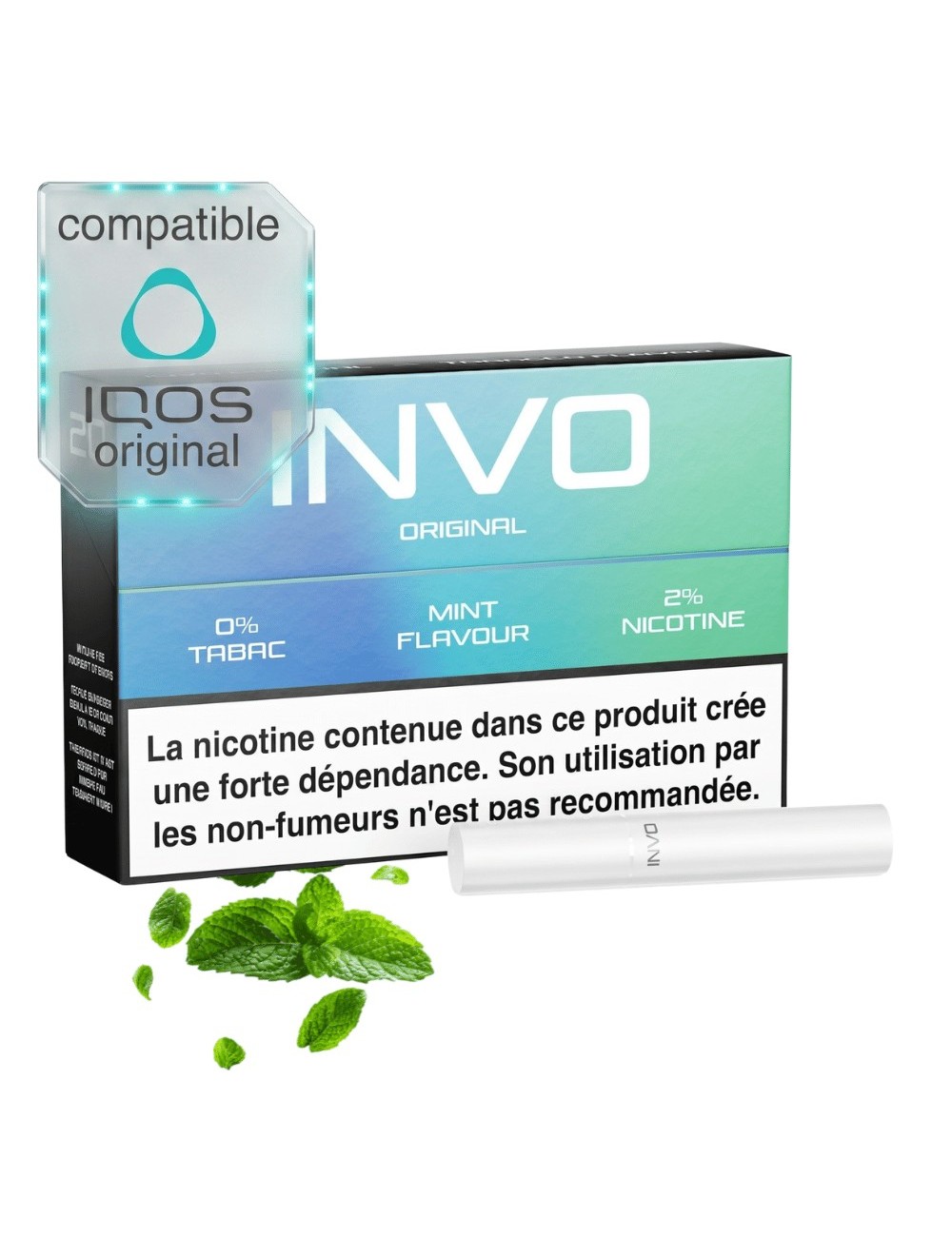 INVO Original Menthe - Recharge x20 sans tabac