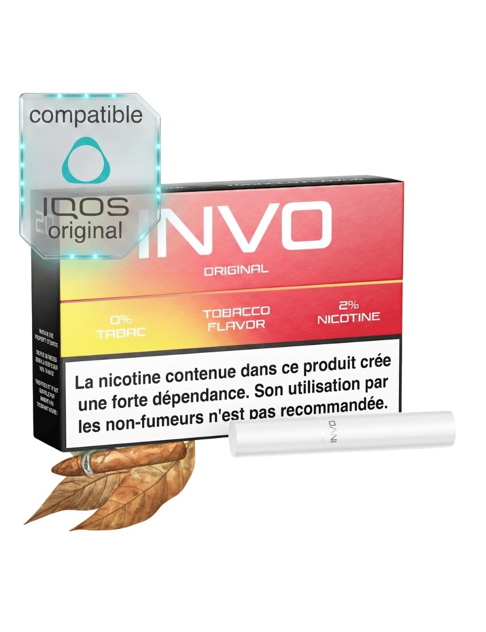INVO Original Tabac - Recharge x20 sans tabac
