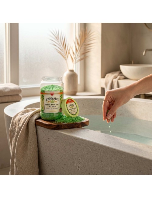 PALACIO Sel de bain au chanvre BIO - Détente & soin de la peau