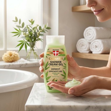Gel Douche au Chanvre – Soin Douceur & Fraîcheur, 250 ml Palacio