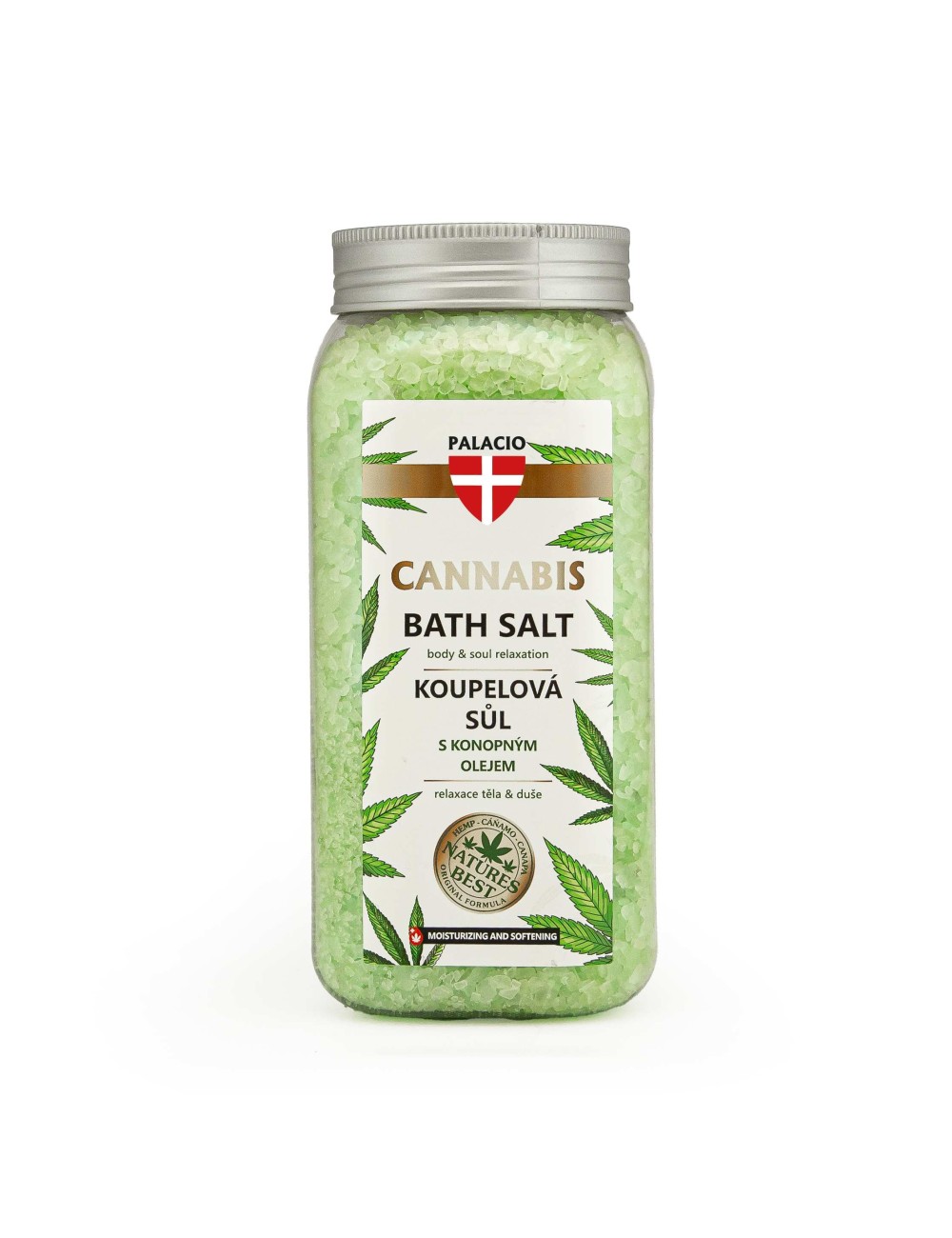 Sel de Bain au Chanvre – Détente & Soin de la Peau, 900 g Palacio