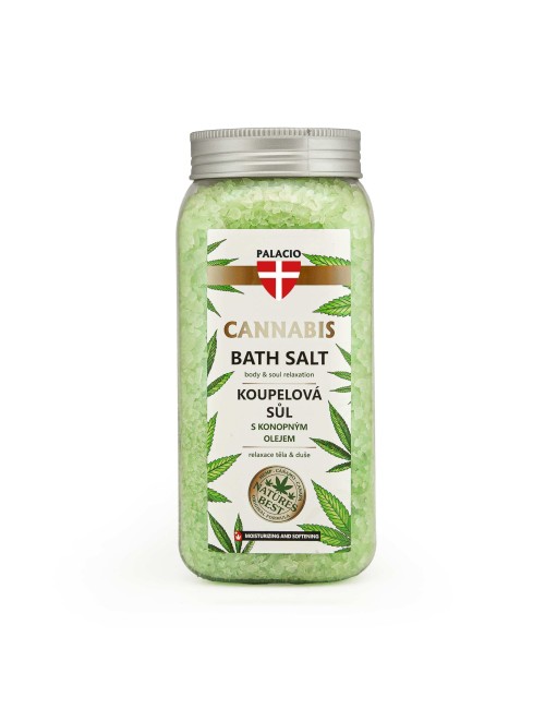 Sel de Bain au Chanvre – Détente & Soin de la Peau, 900 g Palacio