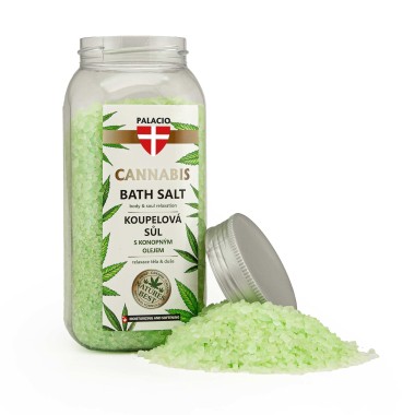 Sel de Bain au Chanvre – Détente & Soin de la Peau, 900 g Palacio