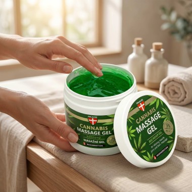 Gel de Massage au Chanvre – Effet Frais & Détente, 600 ml Palacio