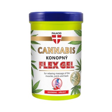 Gel de massage chauffant Flex au chanvre, 380 ml Palacio