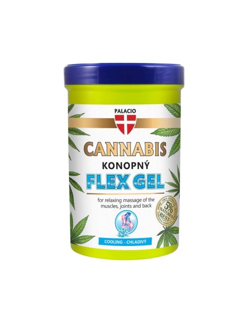 Gel de Massage au Chanvre Flex - Effet Rafraîchissant, 380 ml Palacio
