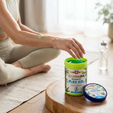 Gel de Massage au Chanvre Flex - Effet Rafraîchissant, 380 ml Palacio