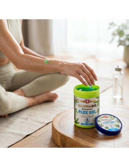 Gel de Massage au Chanvre Flex - Effet Rafraîchissant, 380 ml Palacio