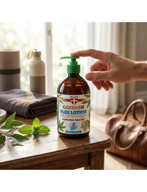 Gel de massage au chanvre effet rafraîchissant, 500 ml Palacio