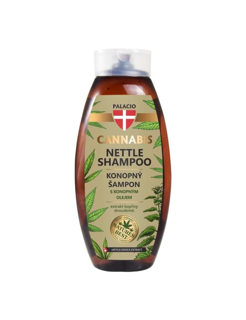 Shampooing au chanvre et à l'ortie - Équilibre cuir chevelu, 500 ml Palacio