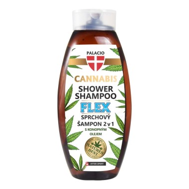 Shampooing Douche au Chanvre FLEX – Effet Frais, 500 ml Palacio