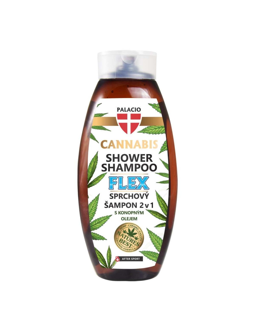 Shampooing Douche au Chanvre FLEX – Effet Frais, 500 ml Palacio