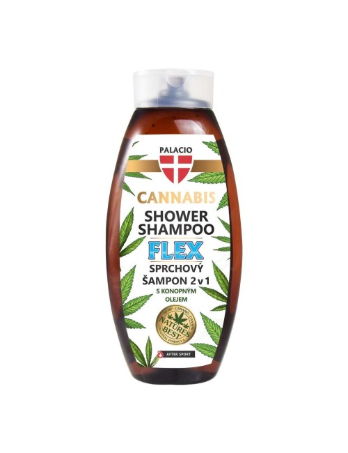 Shampooing Douche au Chanvre FLEX – Effet Frais, 500 ml Palacio