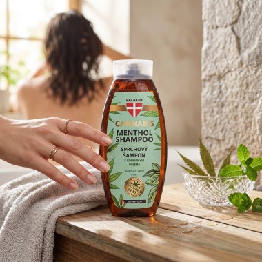 Shampoing 2 en 1 au chanvre et menthol – Fraîcheur intense Palacio
