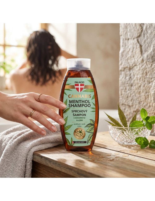 Shampoing 2 en 1 au chanvre et menthol – Fraîcheur intense Palacio