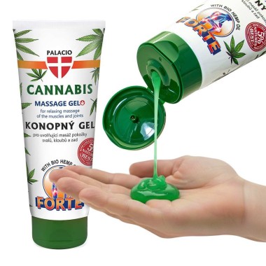 Gel de Massage Cannabis Forte au Chanvre BIO, 200 ml Palacio