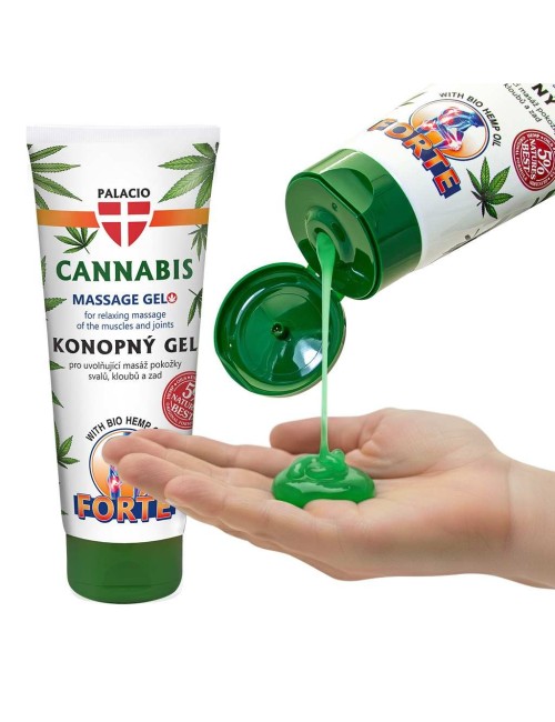 Gel de Massage Cannabis Forte au Chanvre BIO, 200 ml Palacio