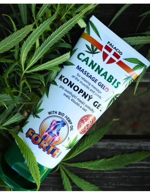 Gel de Massage Cannabis Forte au Chanvre BIO, 200 ml Palacio
