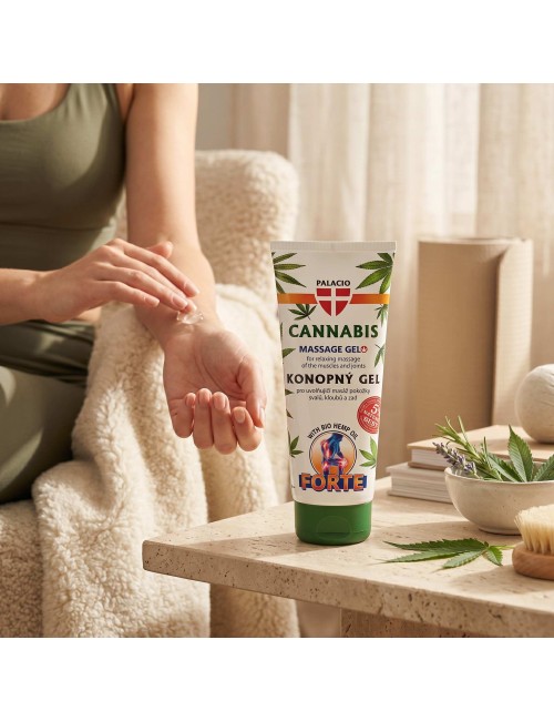 Gel de Massage Cannabis Forte au Chanvre BIO, 200 ml Palacio