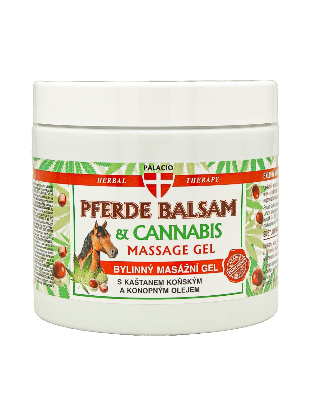 Gel de Massage au Chanvre & Marronnier d'Inde, 600 ml Palacio