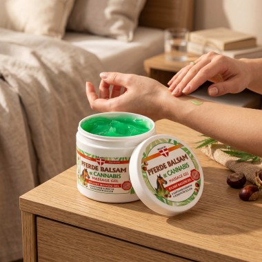 Gel de Massage au Chanvre & Marronnier d'Inde, 600 ml Palacio